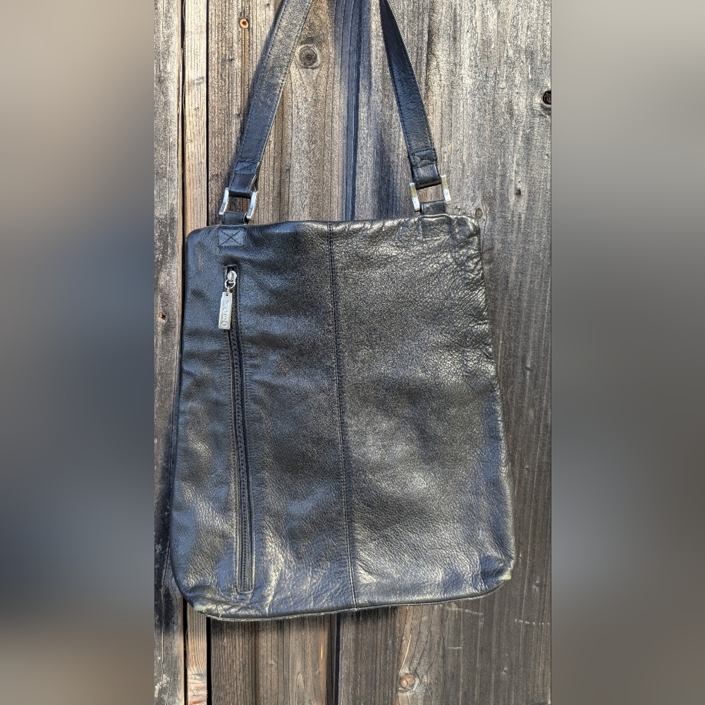 HOBO Black Leather Hobo Bag